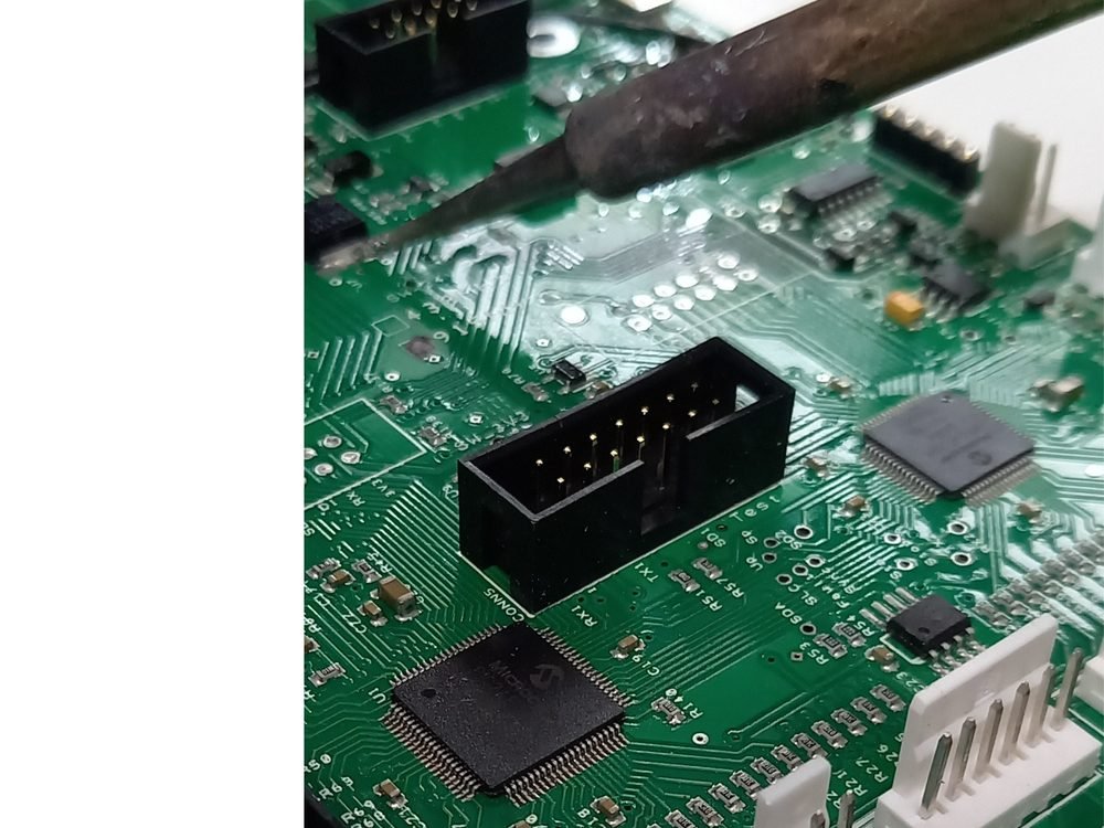 Component-level soldering rework on a control board